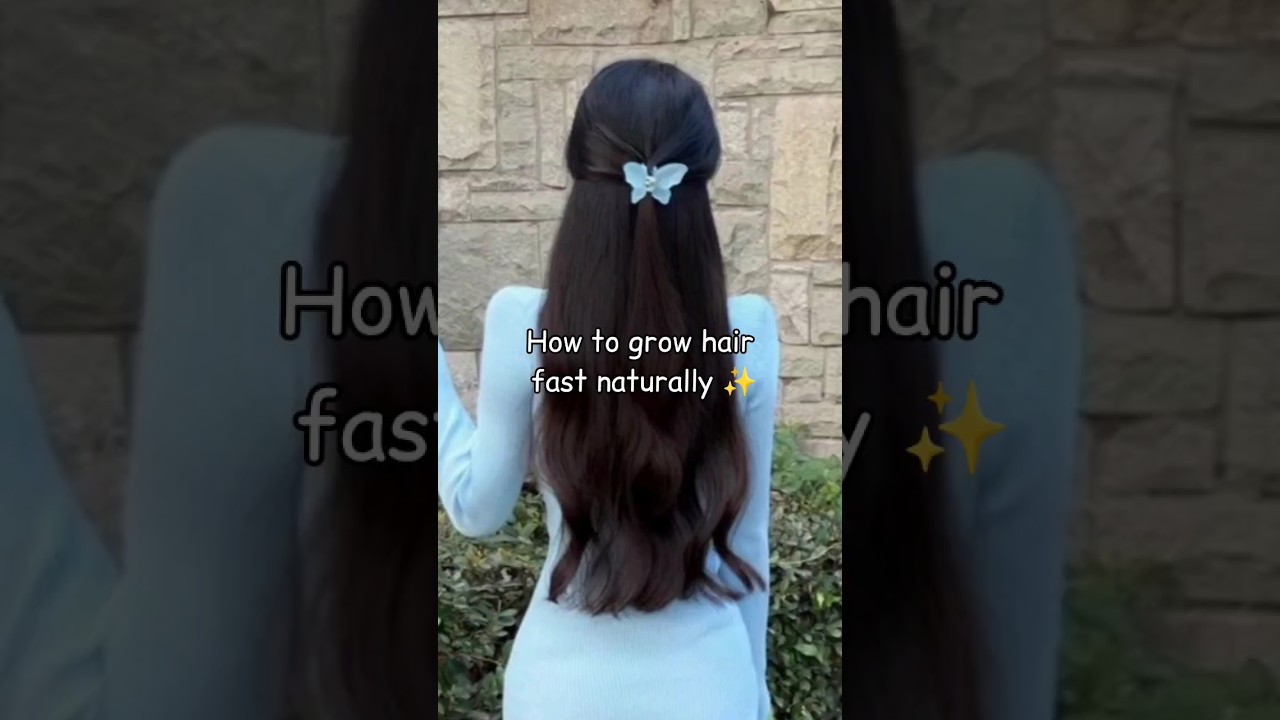 How to grow hair fast naturally ✨#aesthetic #beauty