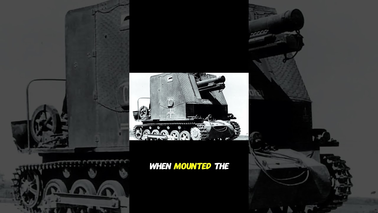 5 cm sIG 33 (Sf) auf Panzerkampfwagen I Ausf. B #ww2 #tank #panzer #military #army #history #german