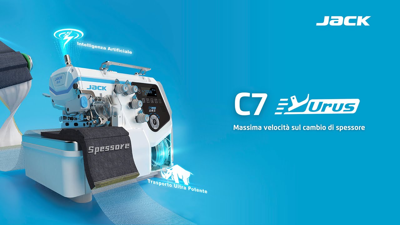 Jack URUS C7 -  Tagliacuci con intelligenza artificiale ITA