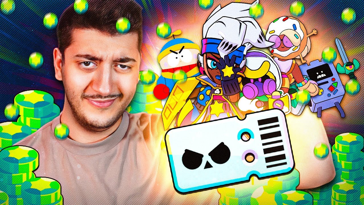 SHOPPO TUTTO IL PASS STARR TOON STUDIOS 2 DI BRAWL STARS!!!