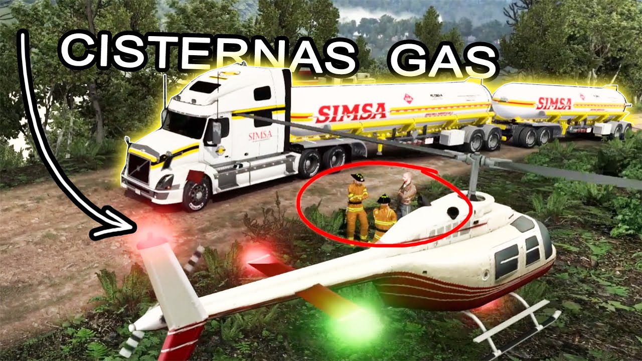 Volvo VNL 780 DOBLE Cisterna de Gas SIMSA rumbo a Cerritos SLP Mexico  | American Truck Simulator