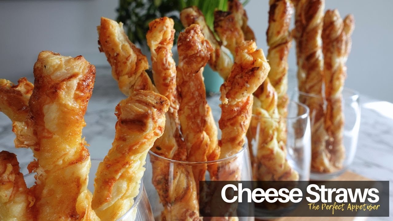 Cheese Straws with Puff Pastry.