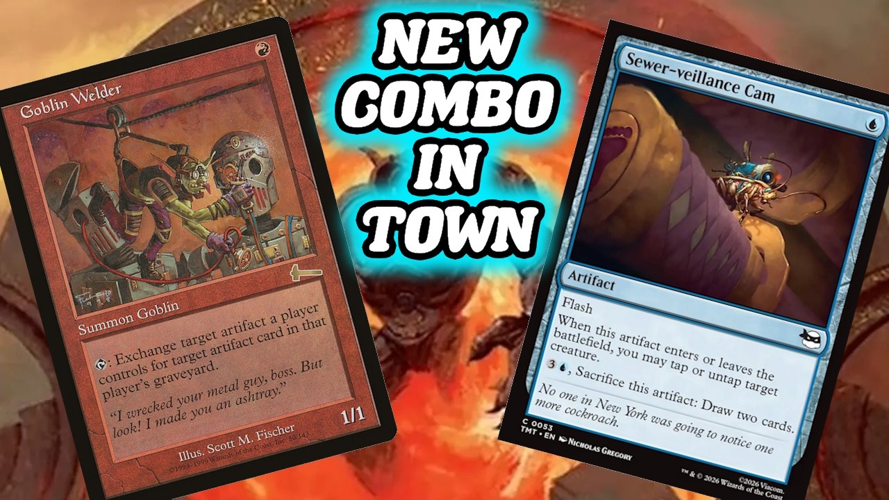 NEW COMBO IN TOWN! Legacy Painter-Grindstone With Sewer-veillance Cam + Goblin Welder Combo MTG