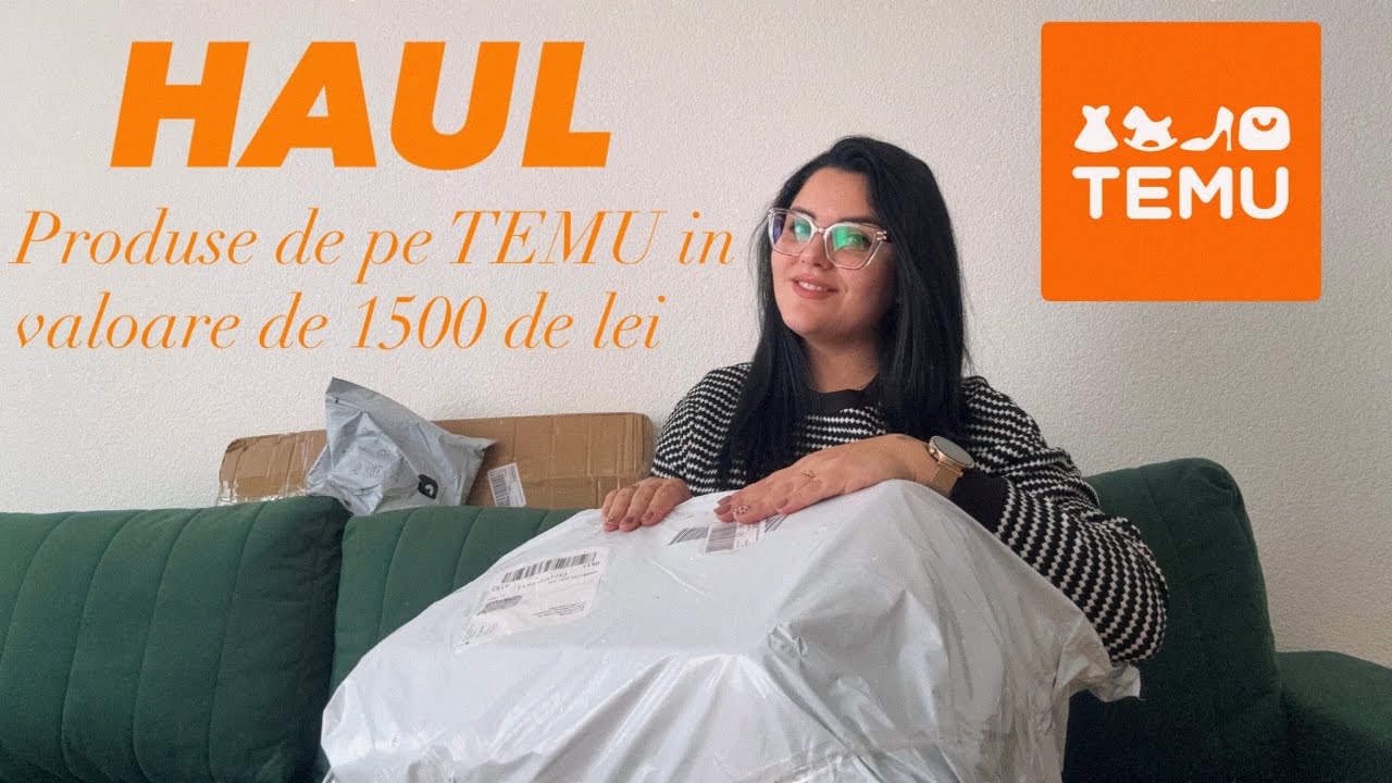 Mega HAUL cu produse de pe TEMU în valoare de 1500 de lei