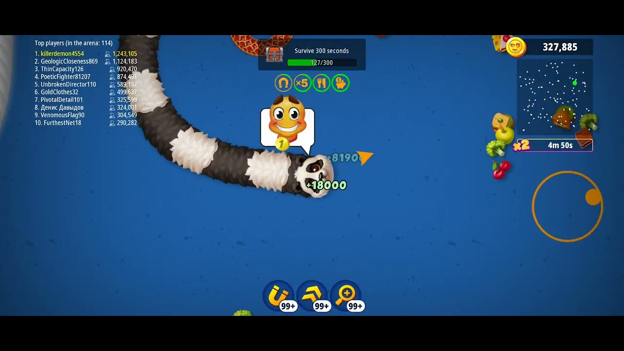 Task 300 second surviv - 5,000,000+Weight 