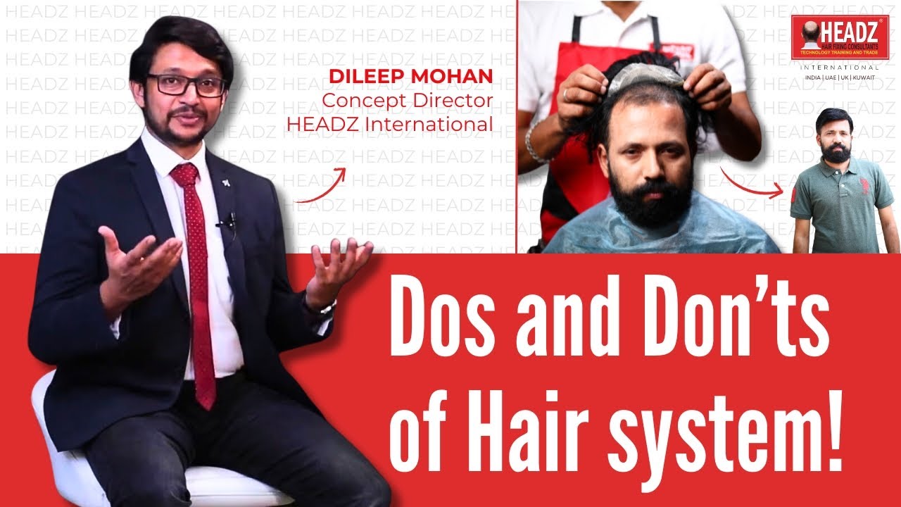 Do's and Dont's after Hair Fixing. Increase Hair Patch life. Call 98866 11110 for free consultation
