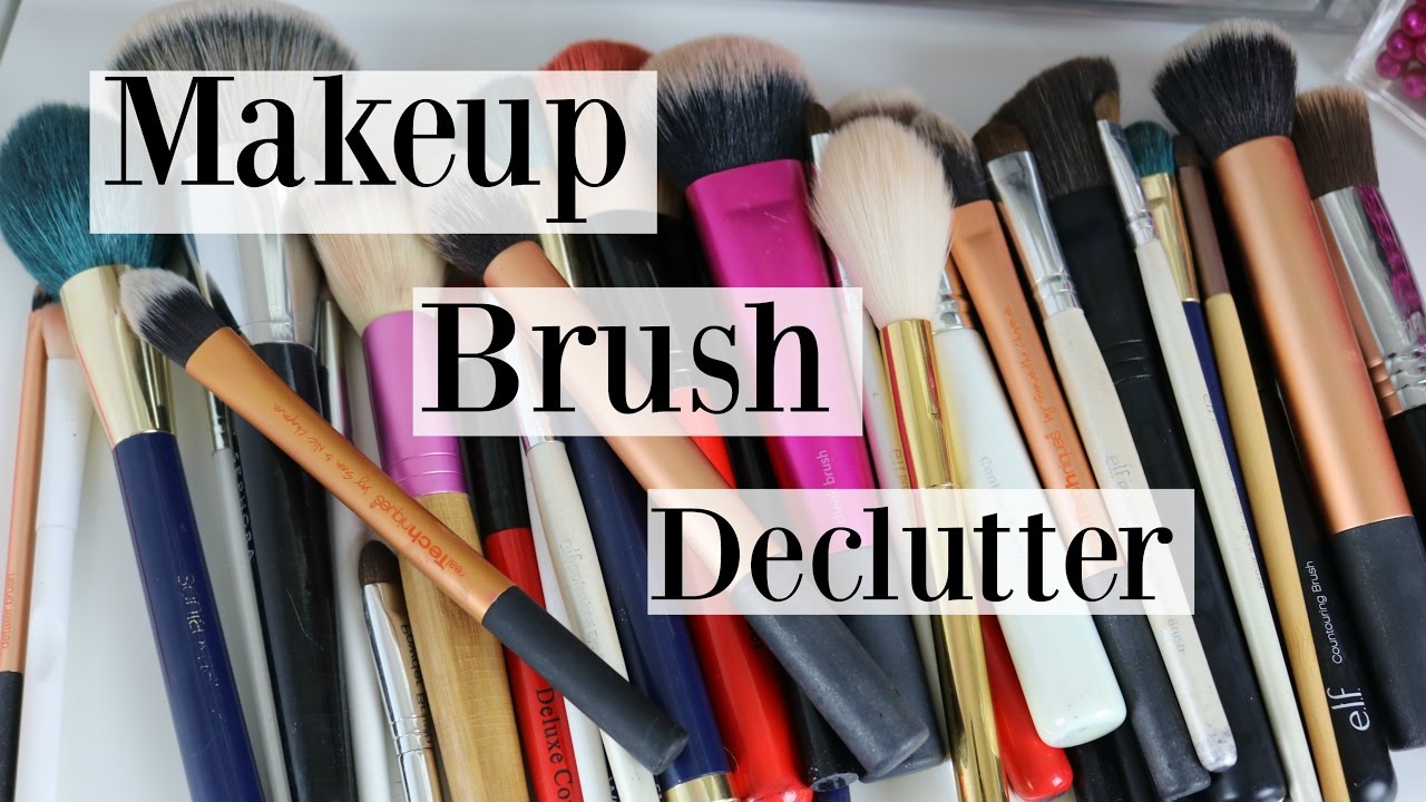 Makeup Brush Declutter