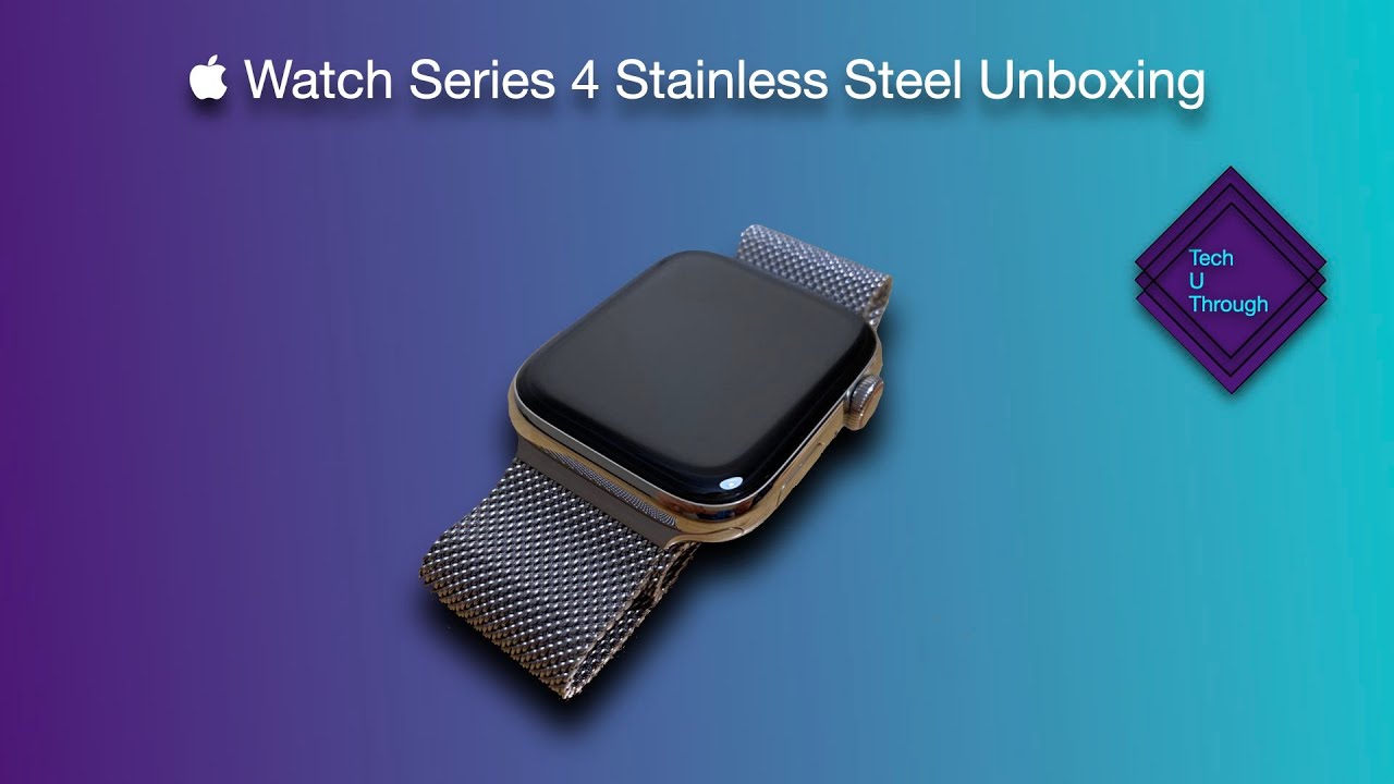 Apple Watch Series 4 Stainless Steel Silver Unboxing