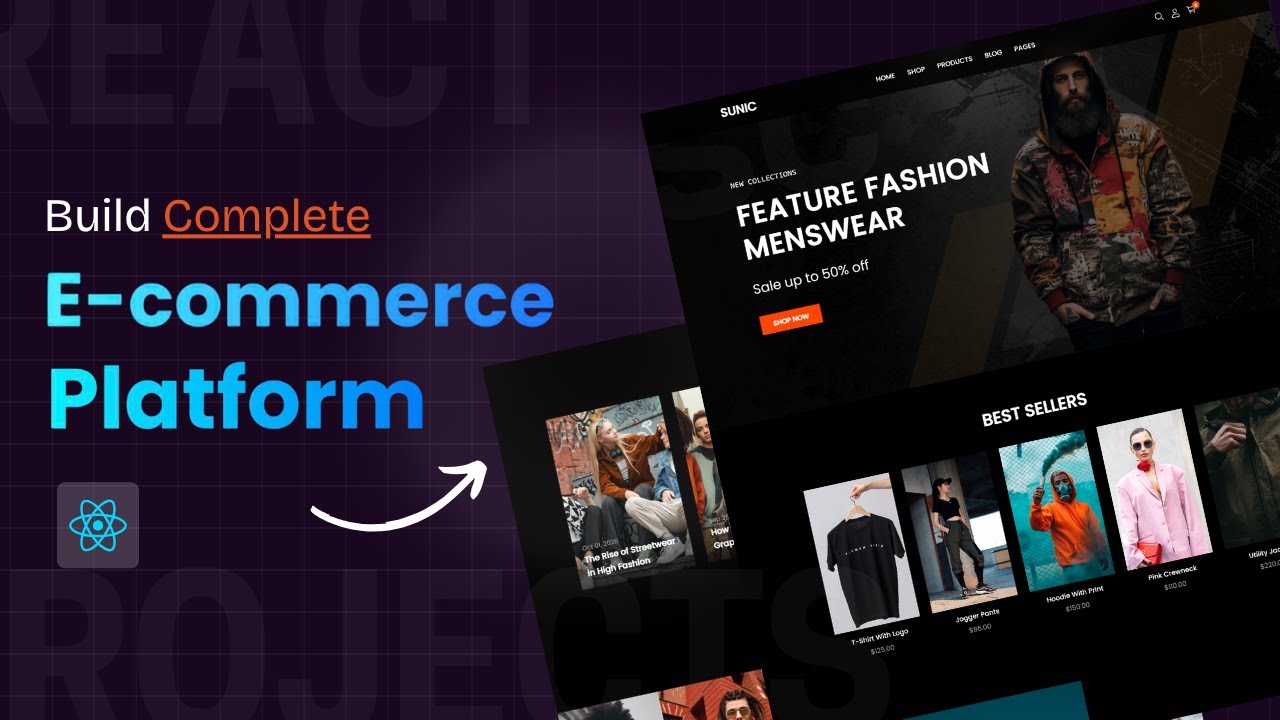 How To Build an E-Commerce Website Using React JS | Step-by-Step Tutorial