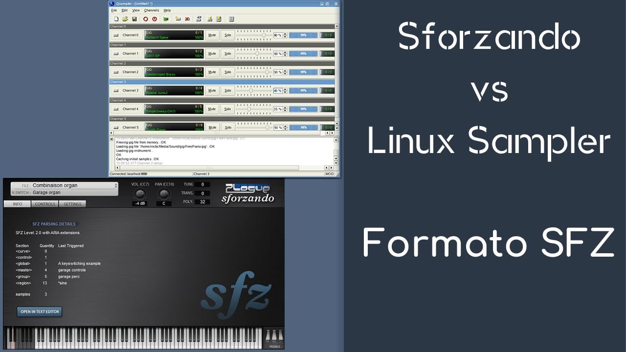 Sforzando - Linux Sampler