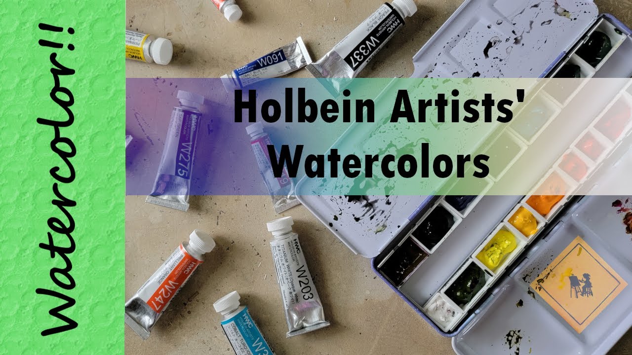 Putting Together a New Watercolor Palette+Trying Holbein Watercolors For the First Time!