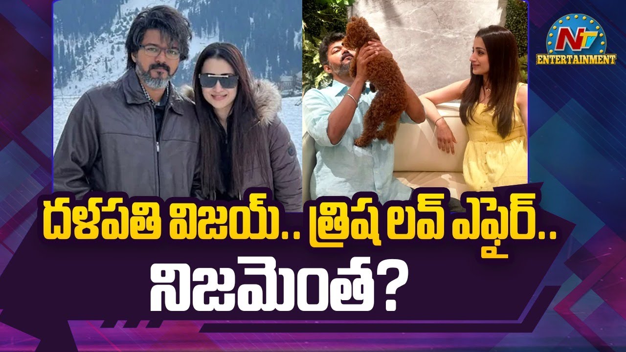 Vijay Thalapathy - Trisha Love Affair.. నిజమెంత ? | Vijay Thalapathy | Trisha || @NTVENT