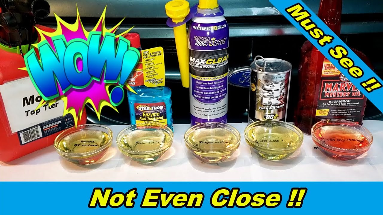 Best Fuel Injector Cleaner, BG44K, Royal Purple, Marvel Mystery Oil, Star Tron, Mobil Gas, Part 4