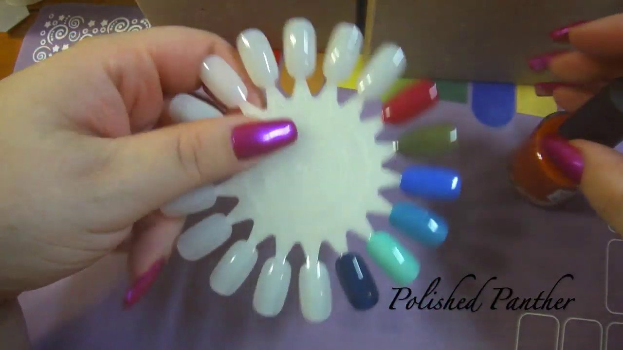 Braves Diva Nails Black Pumpkin Live Swaches