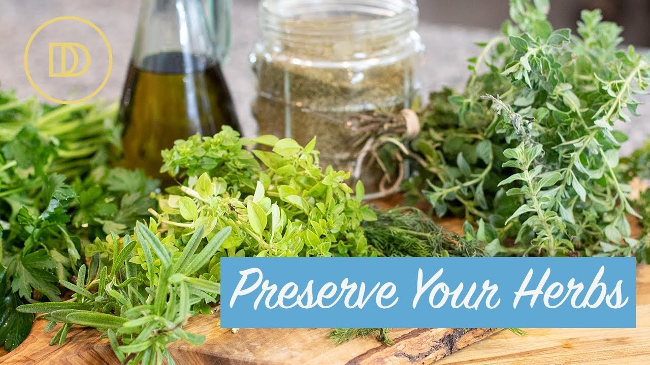 Preserve Your Herbs! 3 Easy Ways