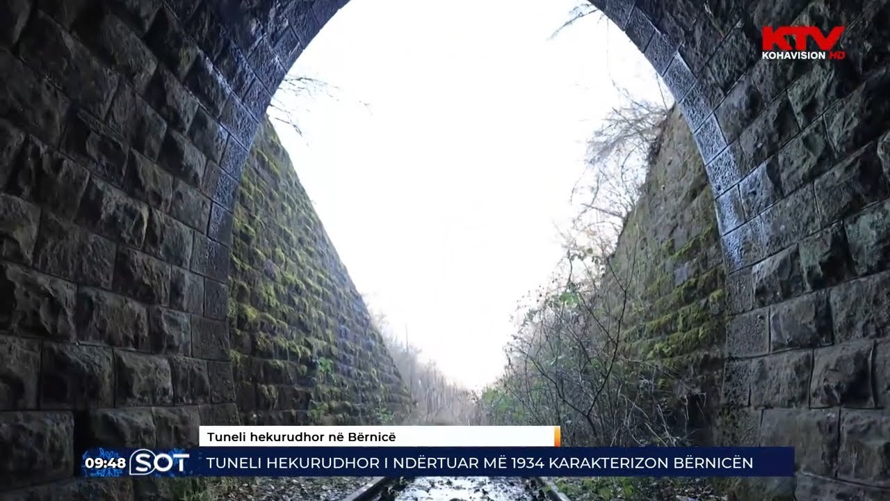 Tuneli hekurudhor i ndërtuar më 1934 karakterizon Bërnicën