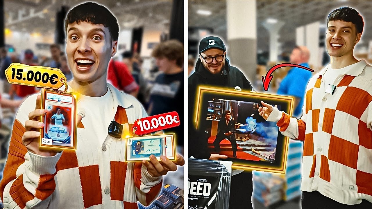 TEUERSTE Fu&szlig;ball Karte auf der Berlin Cardshow suchen