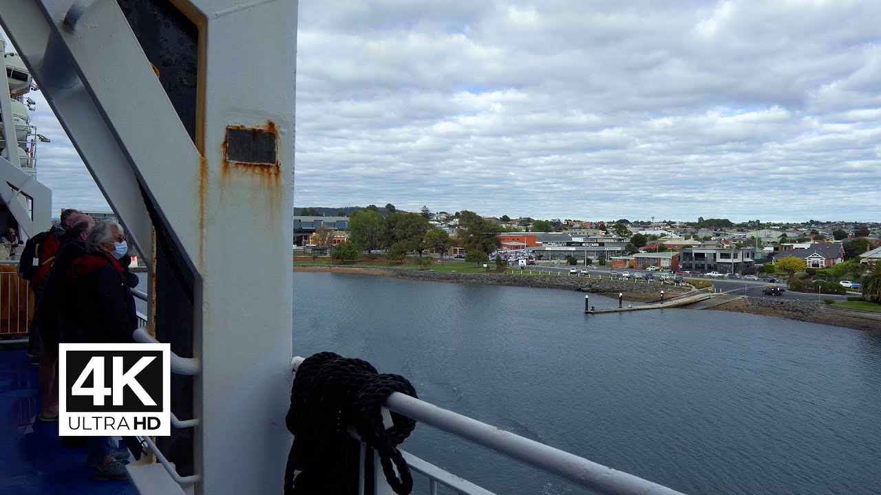 Spirit of Tasmania - Departing Devonport - 4k