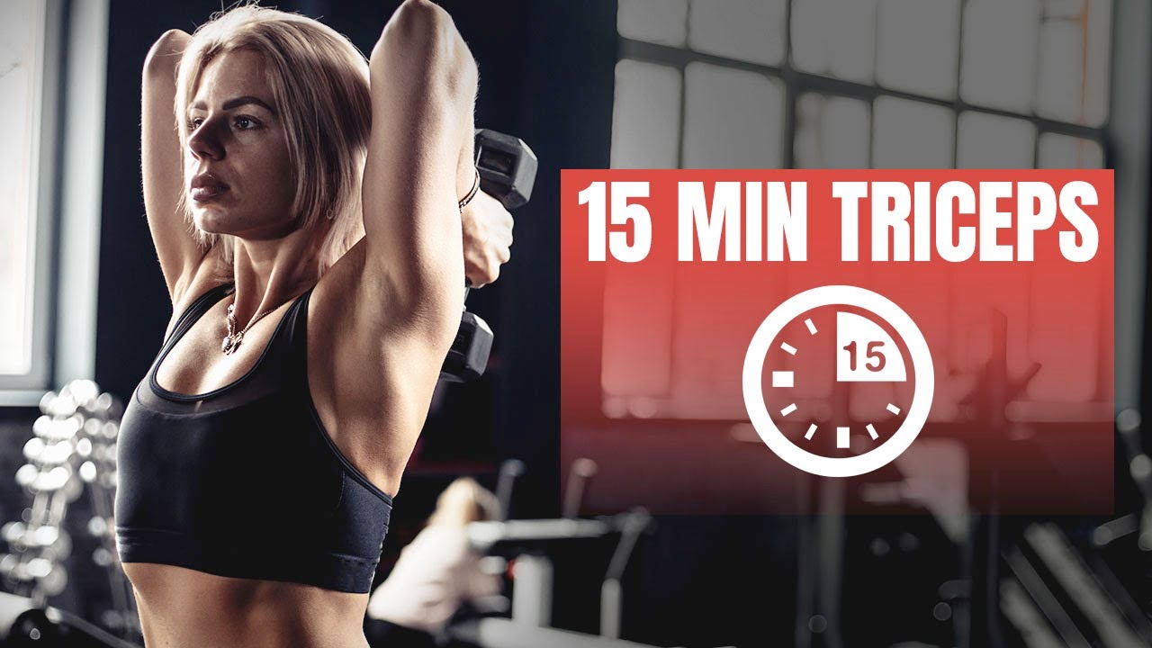 15 Minute TRICEPS Workout (CRAZY BURN!)