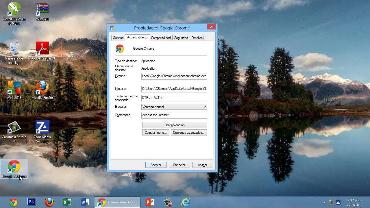 Windows 8 Tips Trucos Secretos  - 41 Crear Atajos del Teclado para Abrir Programas