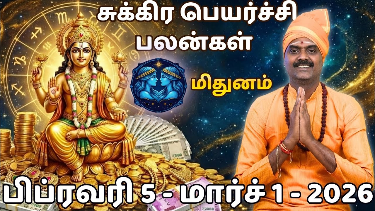 ♊மிதுனம் |சுக்கிரபெயர்ச்சி | பிப்ரவரி 5 | 2026 