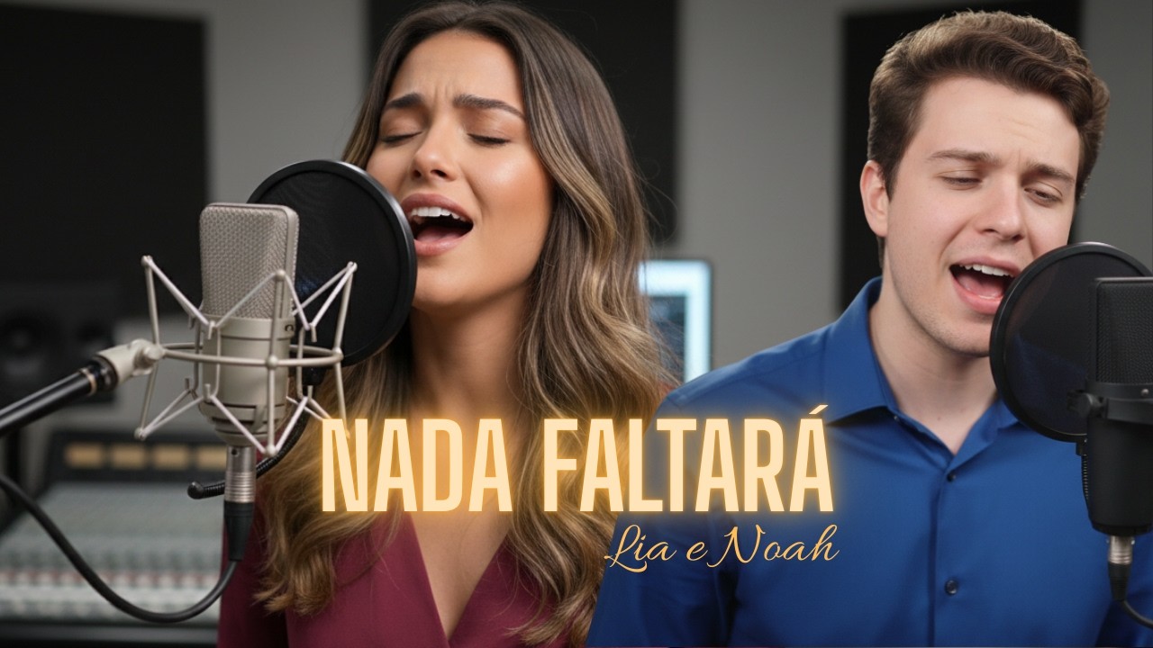 Nada Me Faltar&aacute; | Lia e Noah | Louvor Gospel Salmo 23 | Clipe Oficial