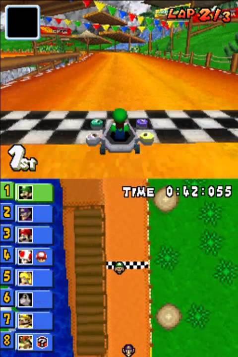 Mario Kart DS (100%) Part 25: 150cc - Mirror Mode - Mushroom Cup