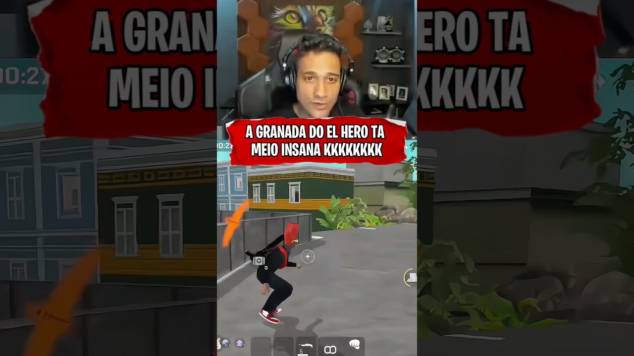 OLHA A REA&Ccedil;&Atilde;O DO ELGATO AO VER A BOMBA #elhero