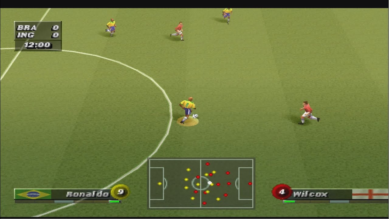 Ronaldo V-Football (2000) | PS1 Gameplay No Commentary