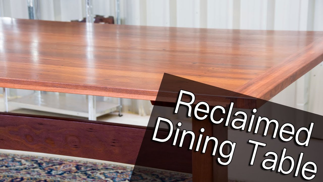 Building a Jarrah Dining Table From Reclaimed Floor Boards