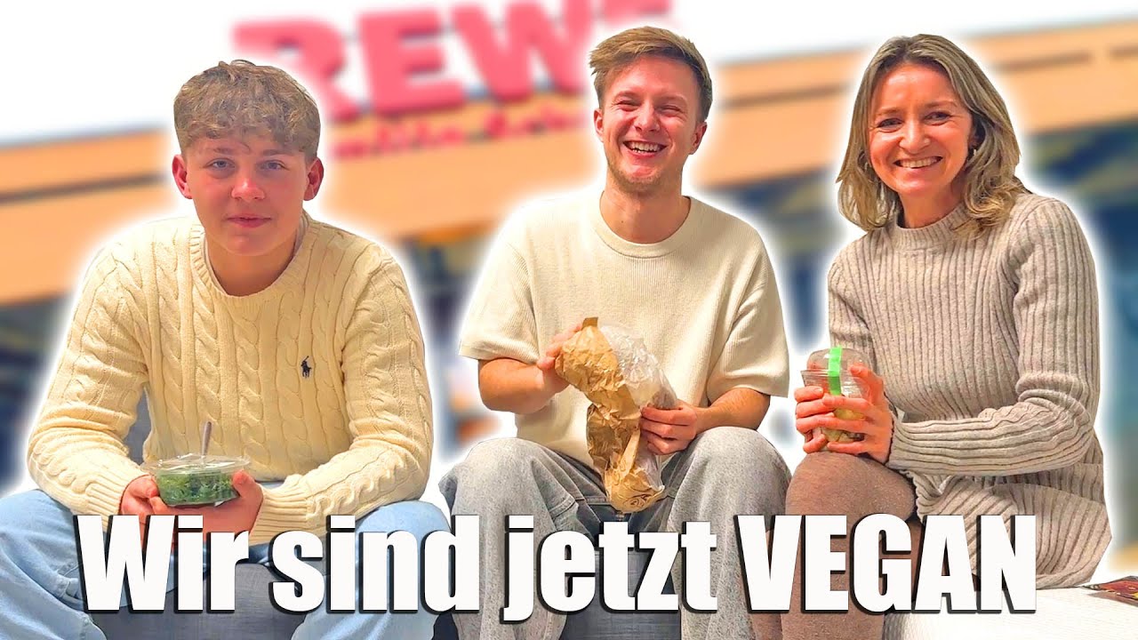 Wir essen jetzt VEGAN 🥕 TipTapTube UNCUT