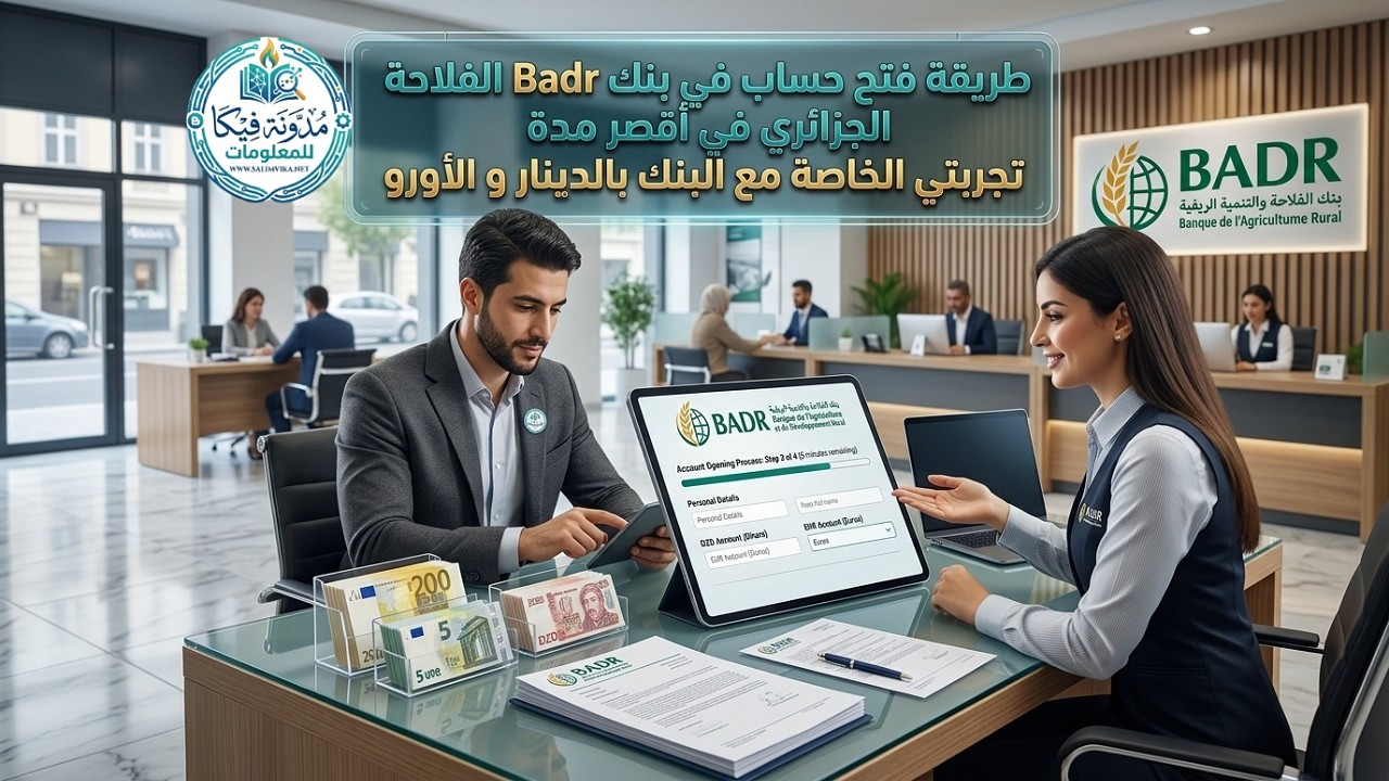 طريقة فتح حساب في بنك Badr الجزائري في أقصر مدة تجربتي مع البنك