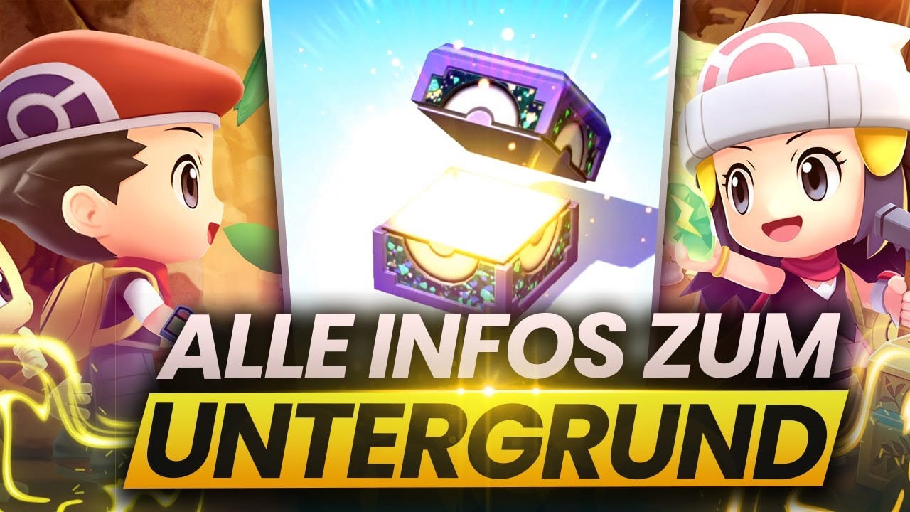 ALLE INFOS zum Untergrund! So bekommt ihr SHINY STATUEN & MEHR in Pokemon Strahlender Diamant!