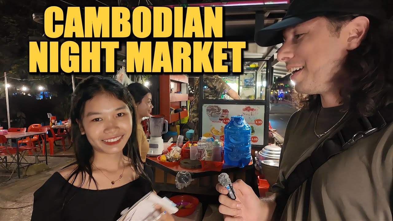 Cambodian Street Food at Siem Reap Night Market 🇰🇭