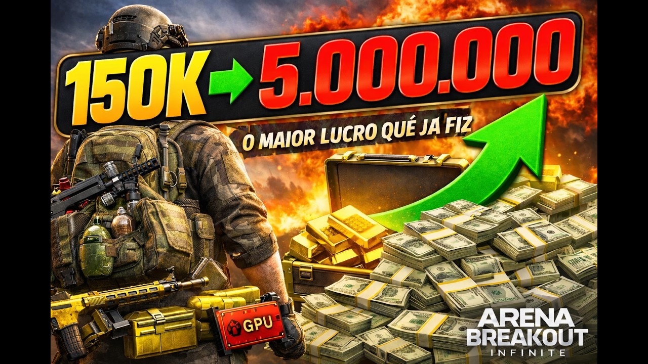 150K → 5 MILHÕES EM UMA RAID! 😱 A raid mais INSANA que já fiz | Arena Breakout