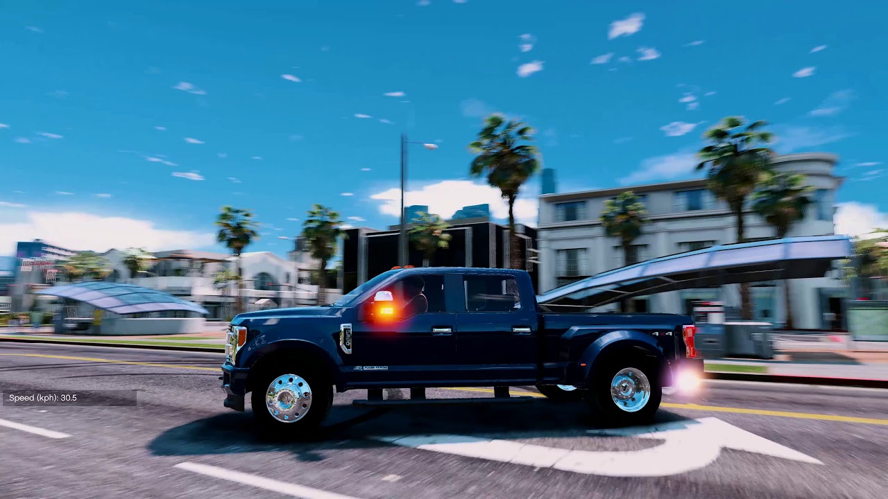 2018 Ford F-350 Super Duty Dually Stock 🔥 GTA V MOD 4K/60FPS GTX 1080Ti vs _REVIEW