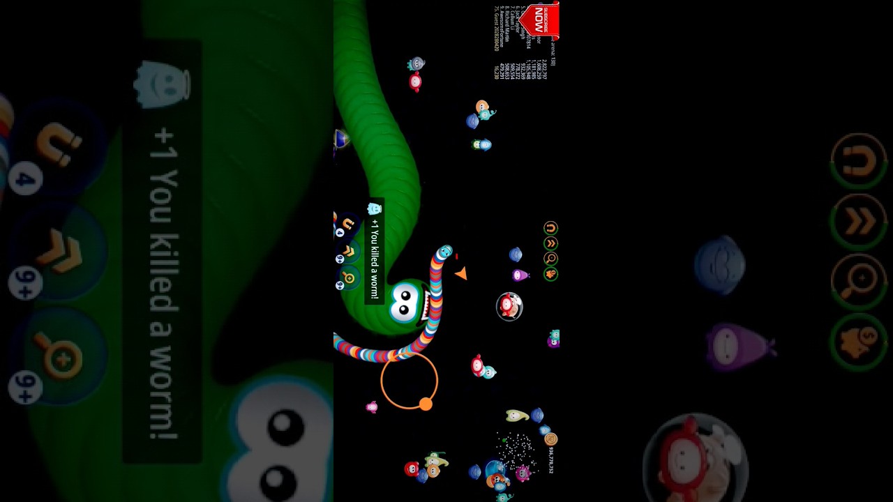 Worms Zone Noob Vs Pro Vs Hacker