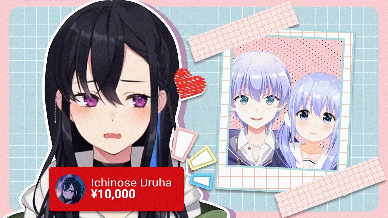 Uruha likes Chii-kun and Chii-chan! (nijisanji/vspo)