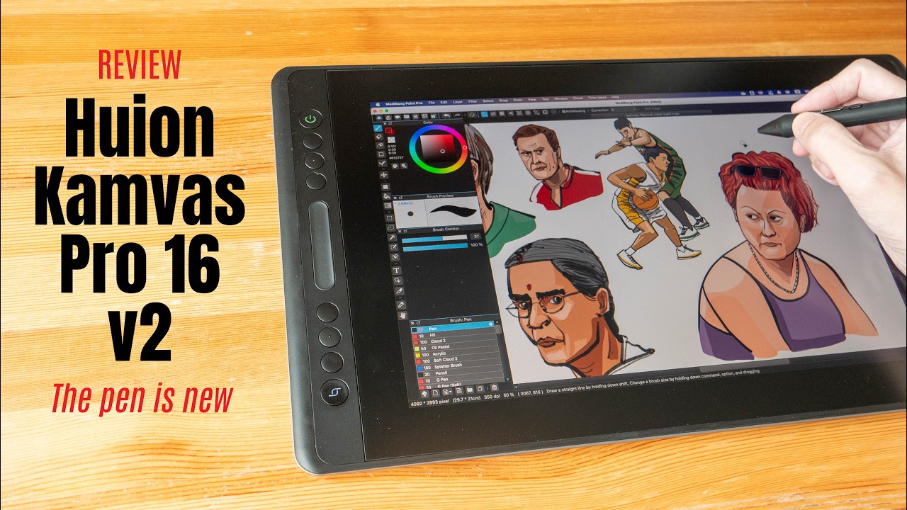 Huion Kamvas Pro 16 v2 (обзор): улучшенная производительность пера