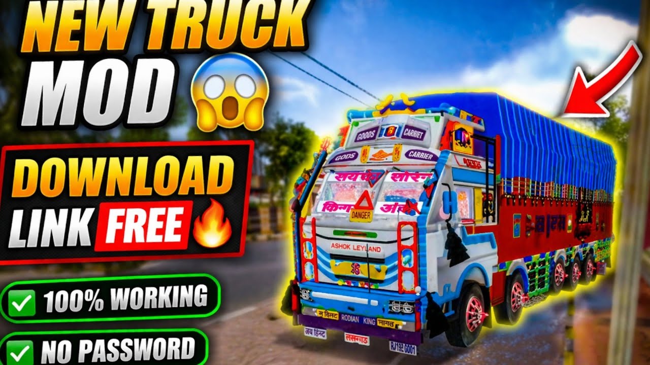New truck mod bussid free 🆓