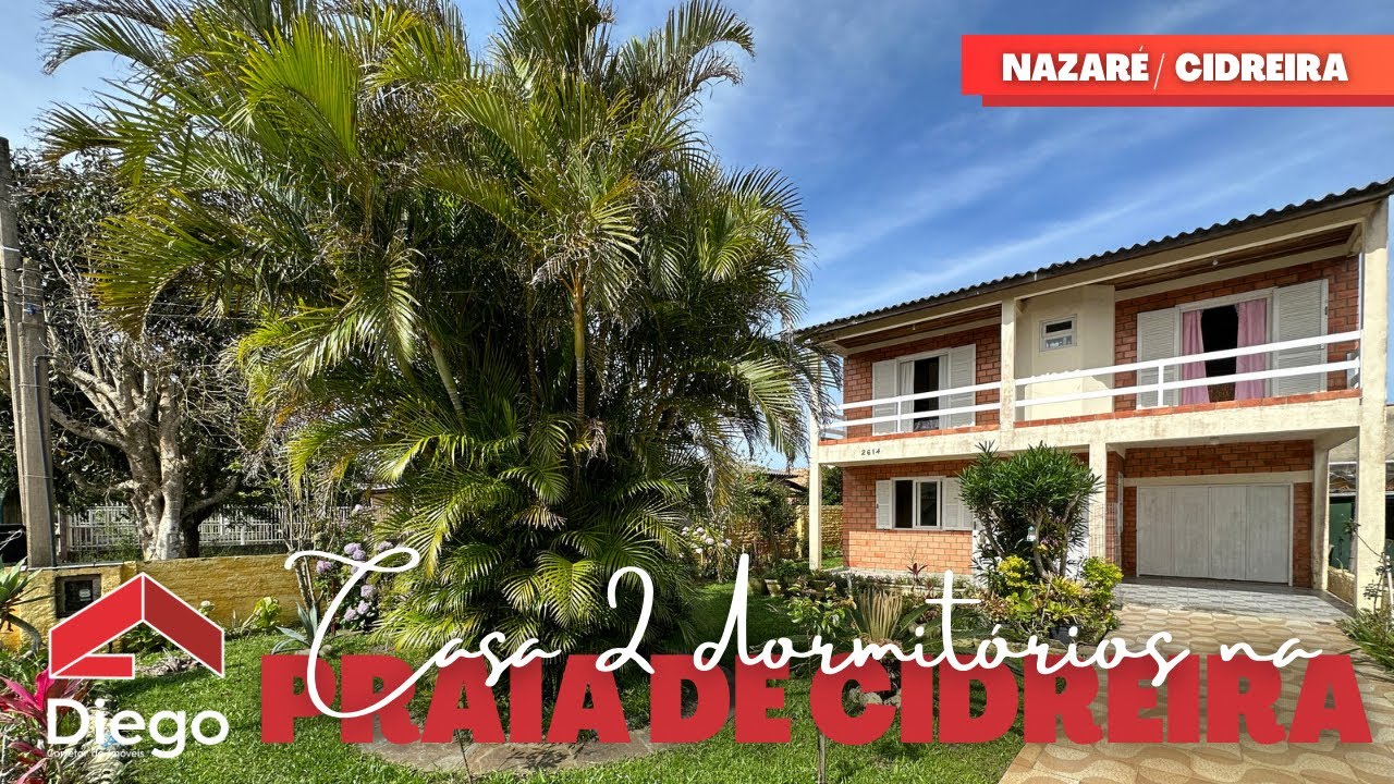 ❌ VENDIDA ❌ - CASA 2 DORMITÓRIOS A VENDA NA PRAIA DE CIDREIRA, PRÓXIMA A RS-784.