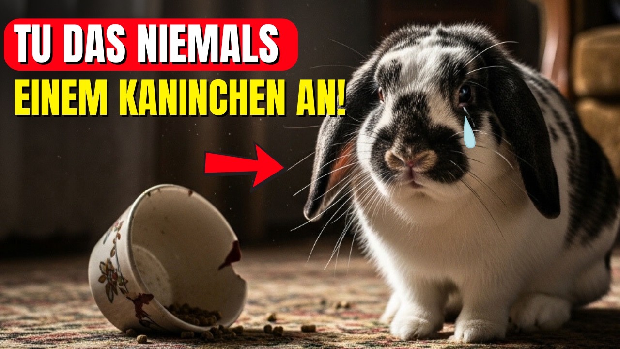 5 alltägliche Fehler, die Ihr Kaninchen traurig machen (ohne dass Sie es merken)