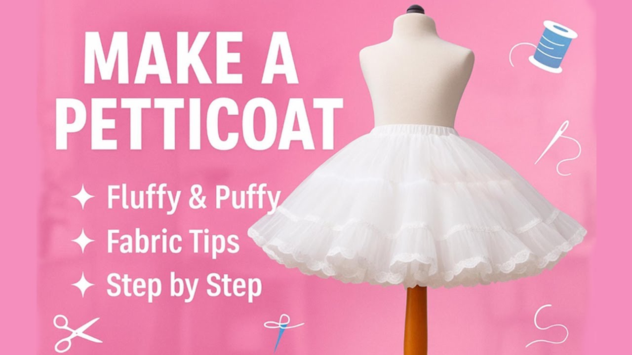 How to Sew a Puffy Petticoat | Easy Step-by-Step Sewing Tutorial