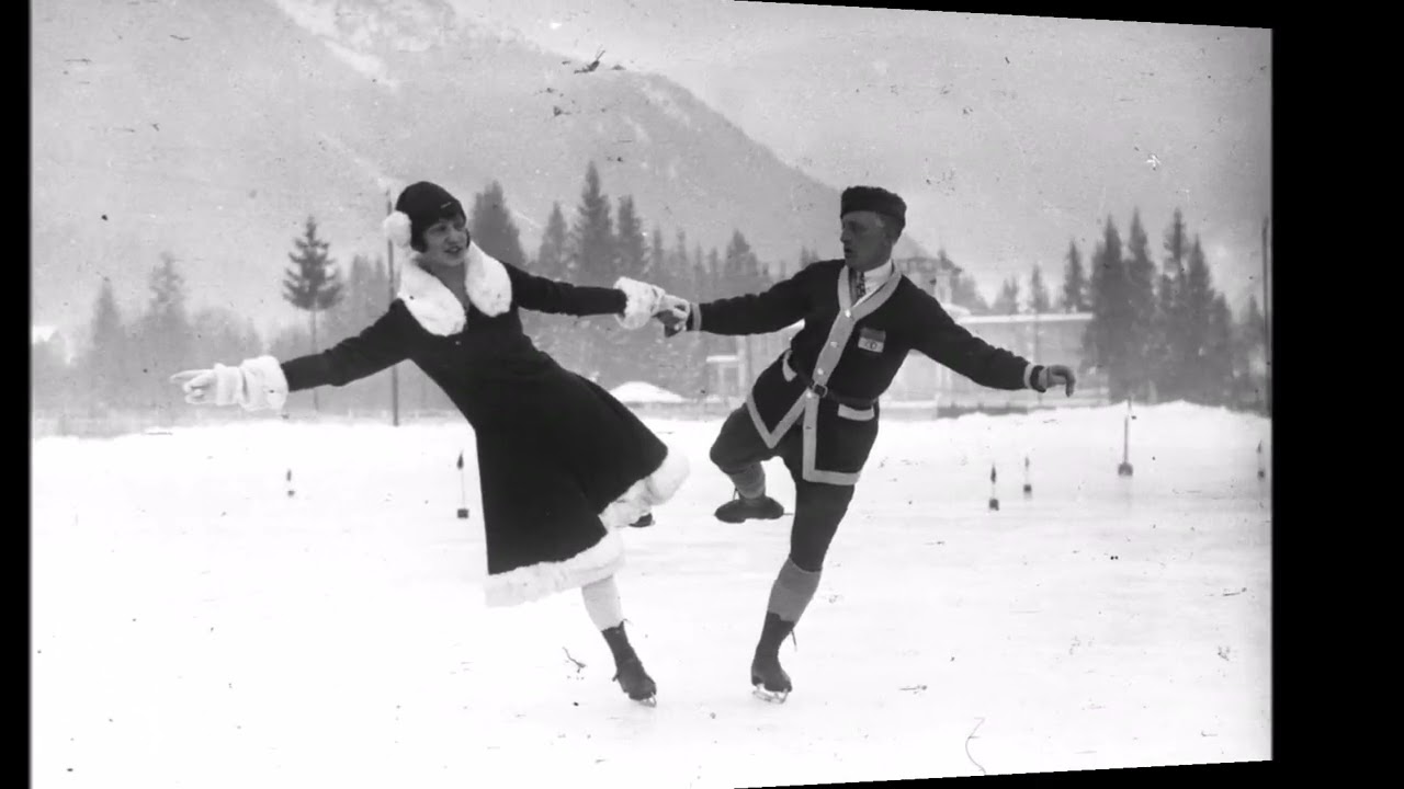 Sports dhiver à Chamonix dans les années 1920-1930x