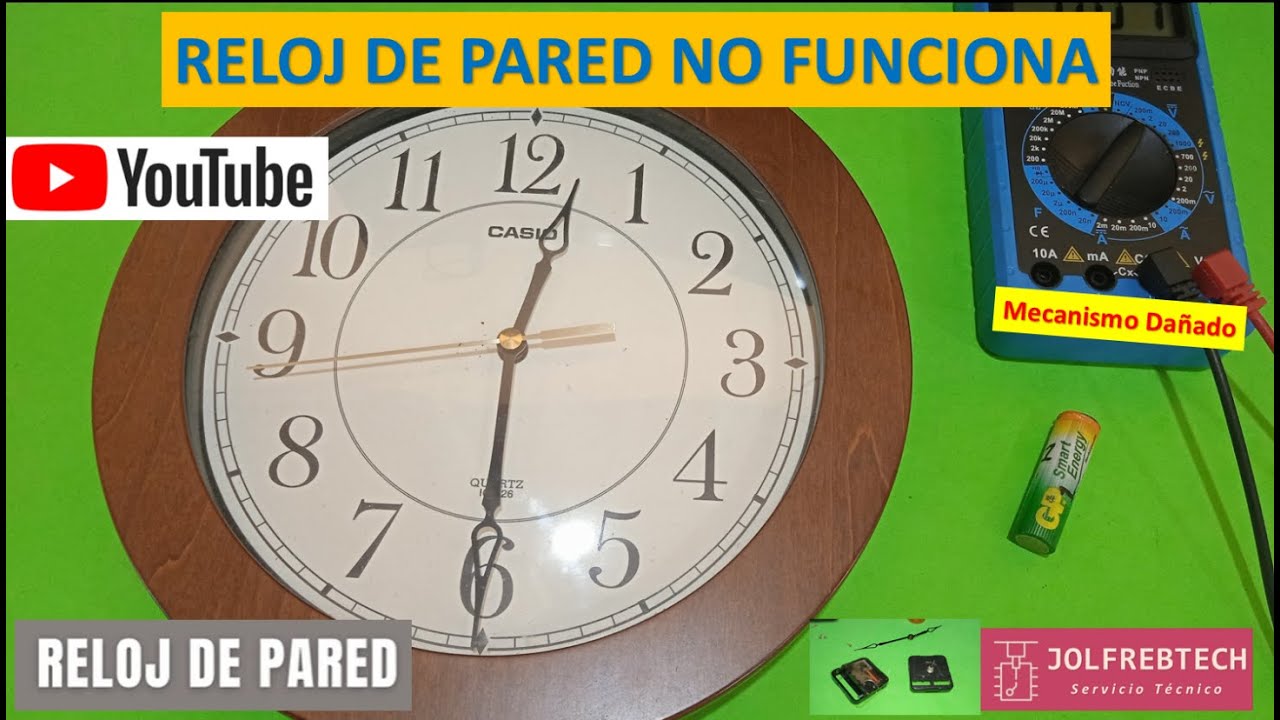 Reloj de pared no funciona