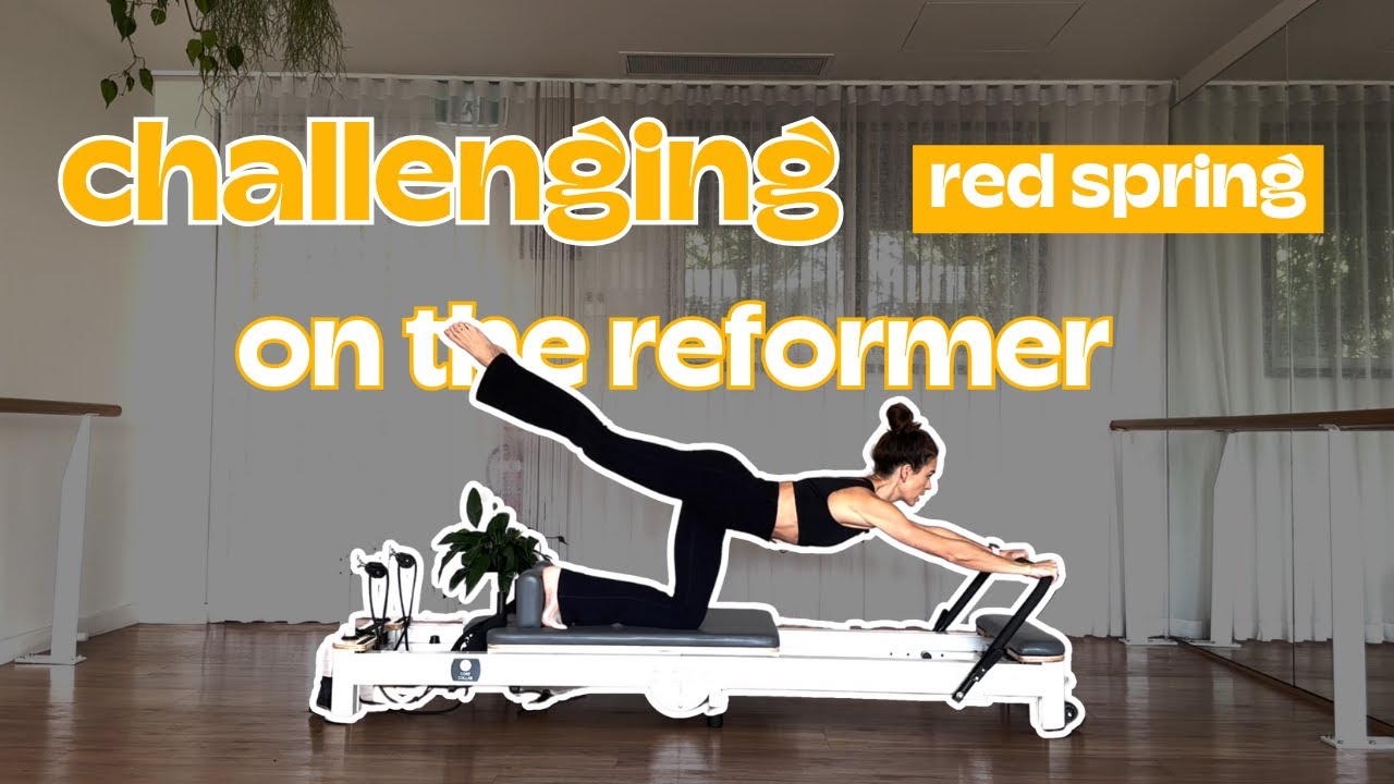 Reformer Class Inspiration on a red spring