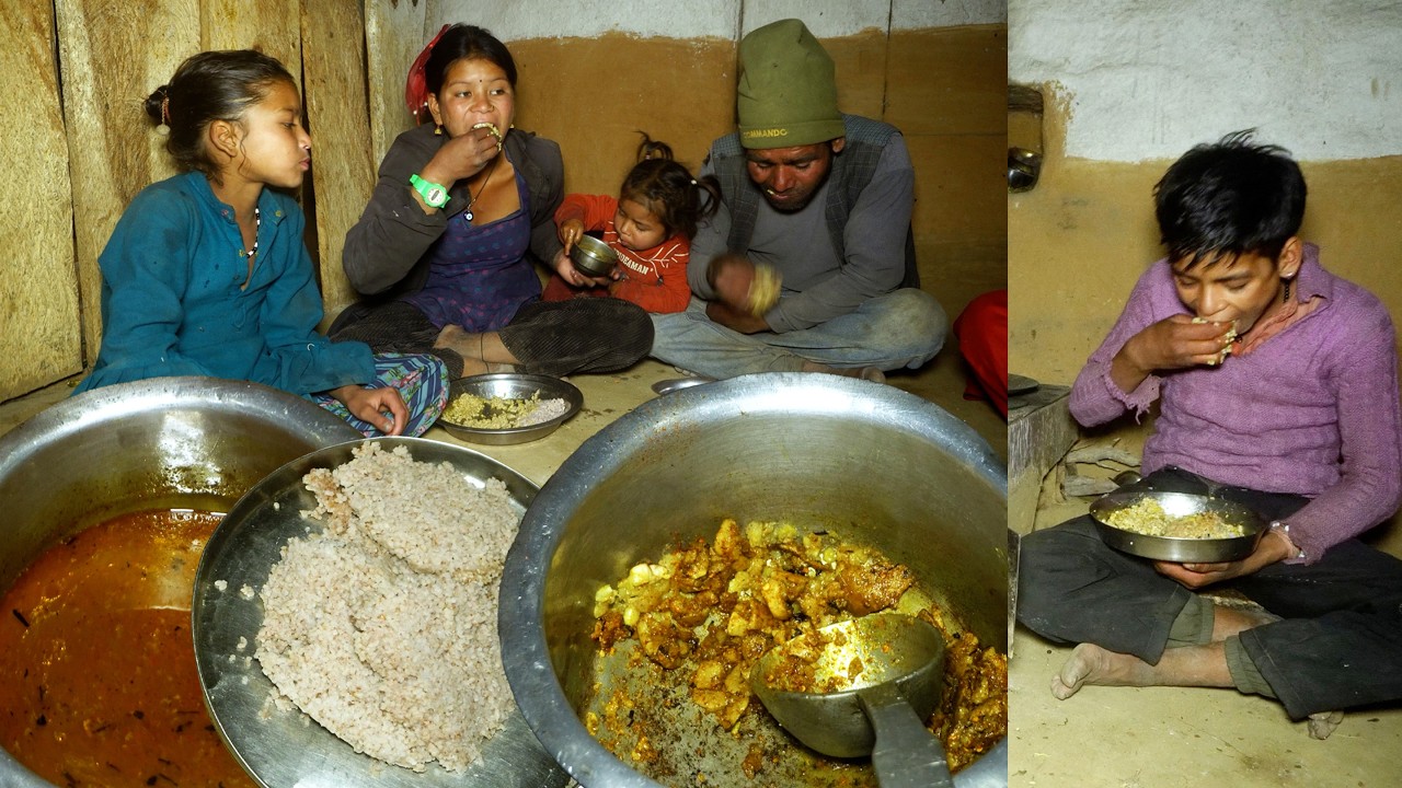dharme brother daughter is cooking for the family || village Kitchen & cooking in village style ||