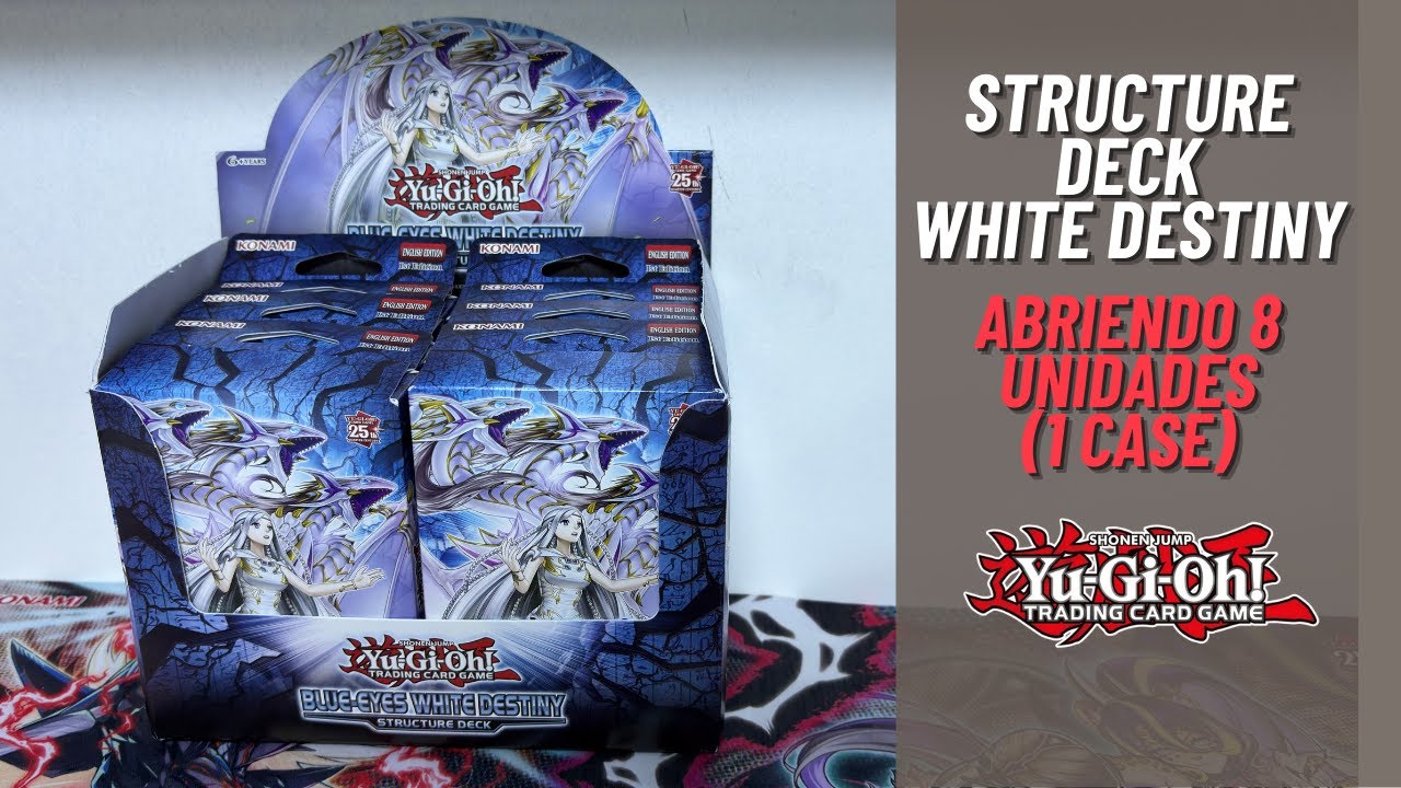 Unboxing 1 CASE Structure Deck Blue Eyes White Destiny Yugioh!