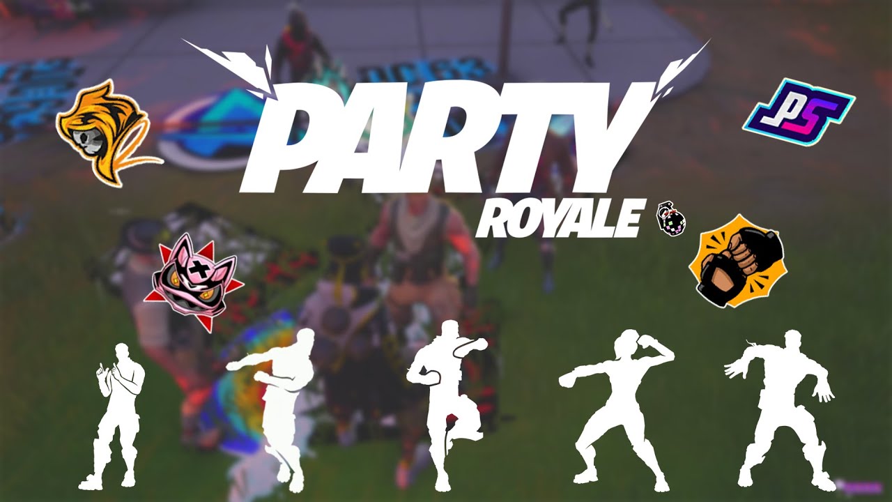 Running into a viewer then Emote and Emoji battle him in Party royale | Fortnite