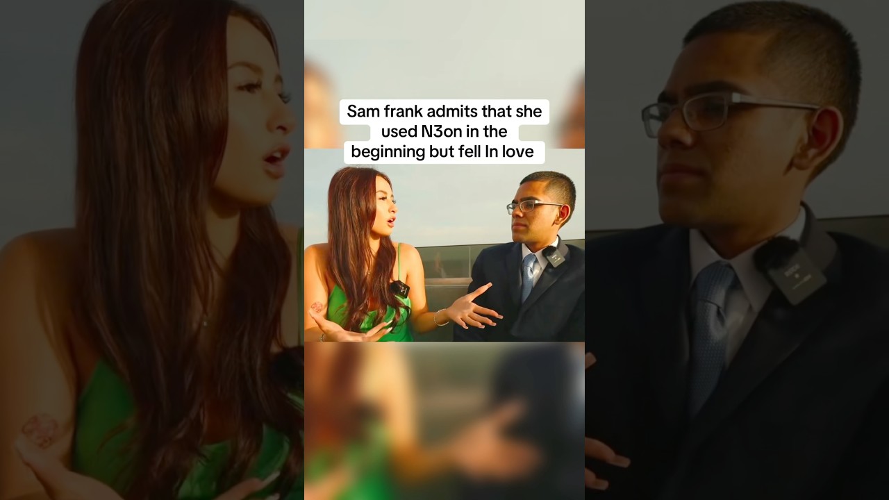 Sam frank admits she used N3on in the beginning but fell In love 👀😳 #n3on #n3onclips #samfrank